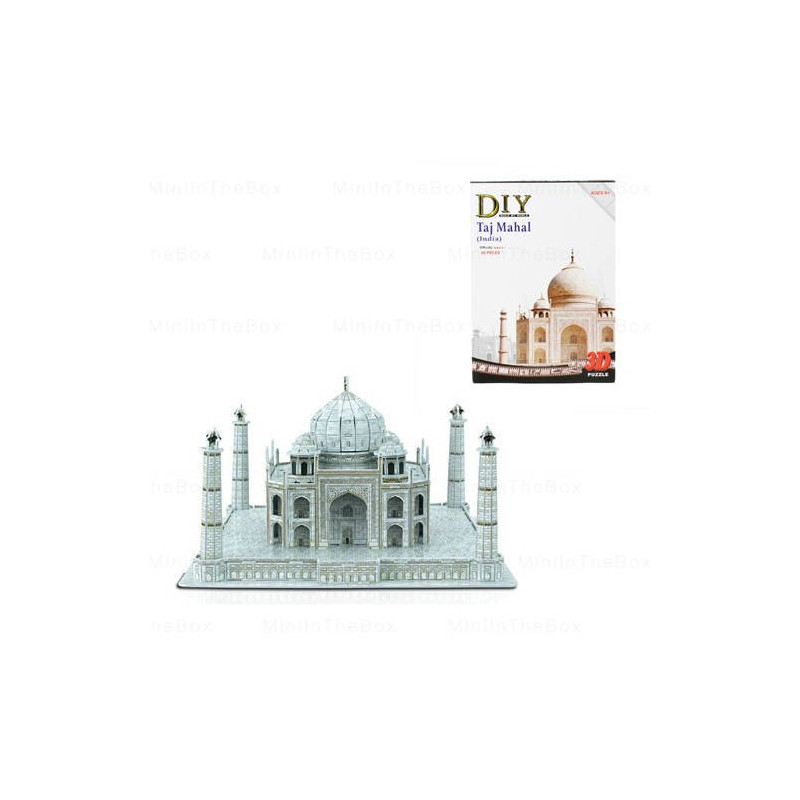 Taj Mahal (India) 3D Пъзел