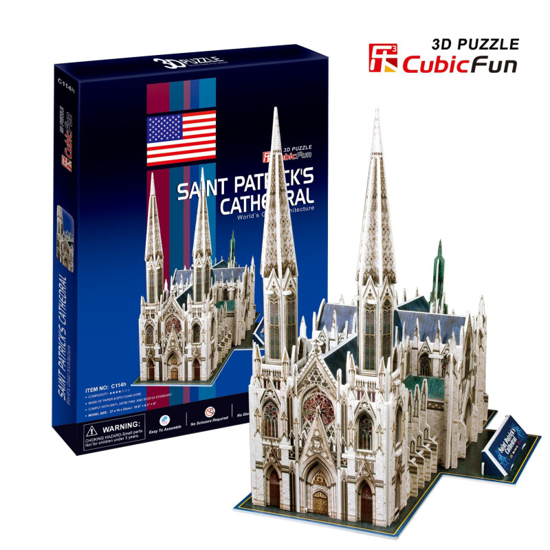 Saint Patrick's Cathedral (Dublin) 3D Пъзел