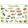Vegetables: учебно табло на английски език