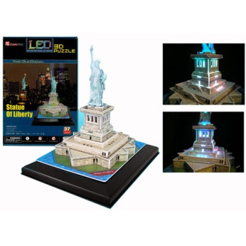 Statue of Liberty (USA) светещ 3D Пъзел