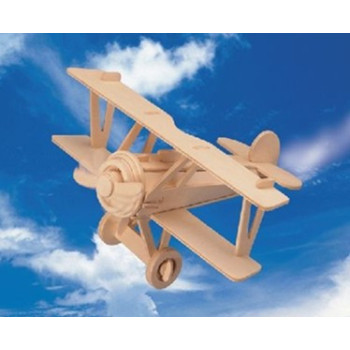 Самолет - дървен 3D Пъзел