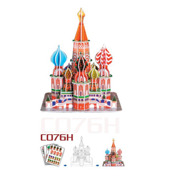 St Basil`s Cathedral - 3D Пъзел