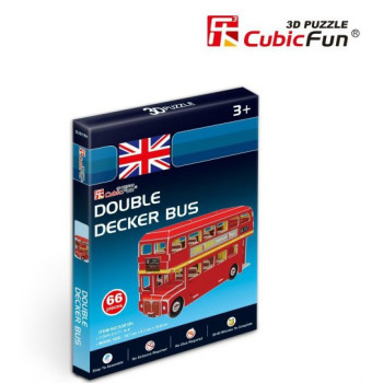 Double Decker Bus - 3D Пъзел