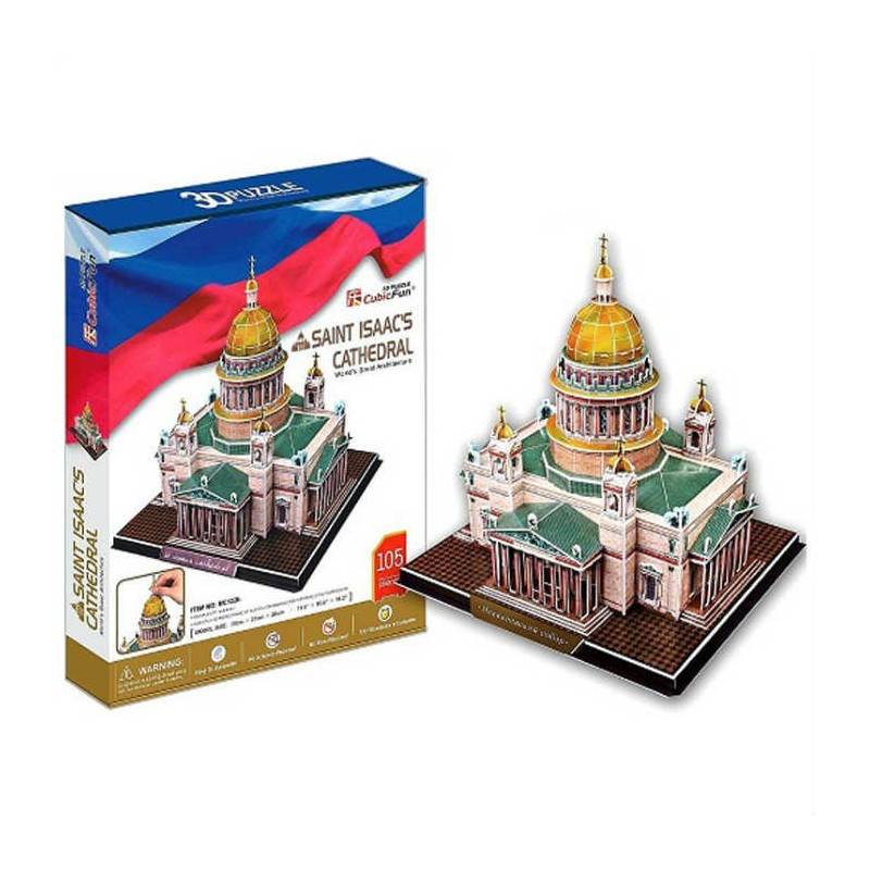 Saint Isaac's Cathedral - 3D Пъзел