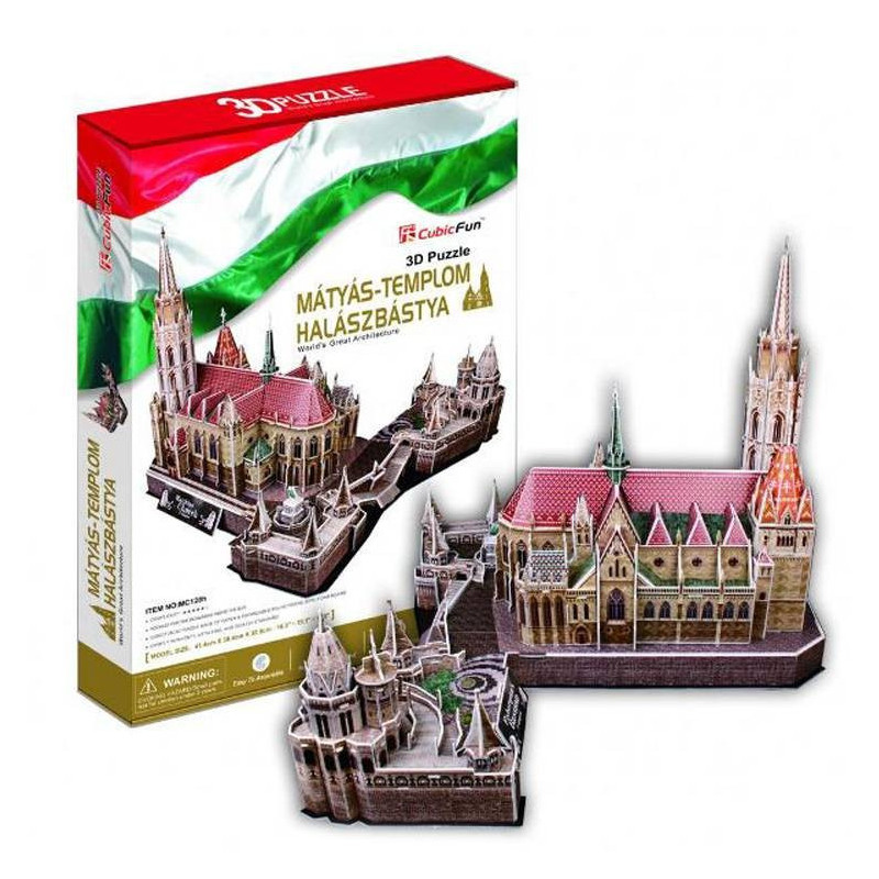 Matthias Church Fisherman's Bastion - 3D Пъзел