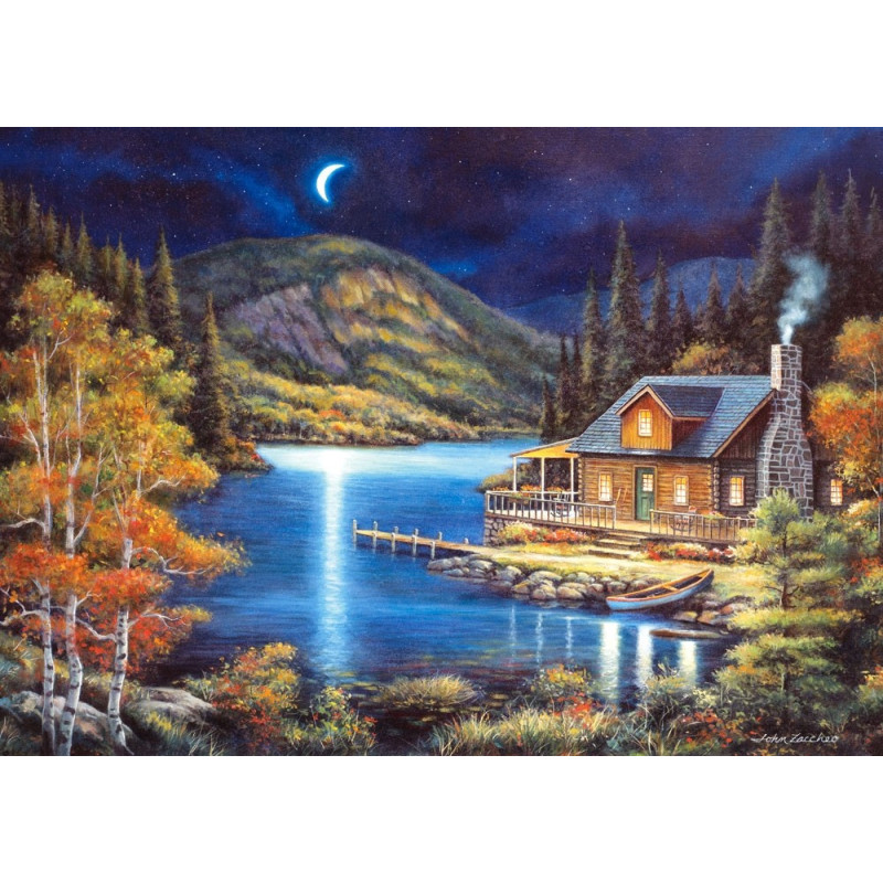 Copy of moonlit cabin - 1000 елемента