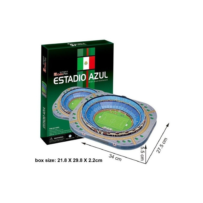 Стадион Азул - 3D Пъзел
