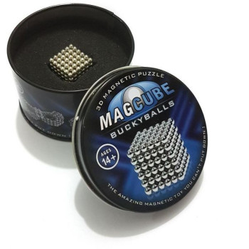 MAGCUBE магнитни топчета (цвят сив металик)