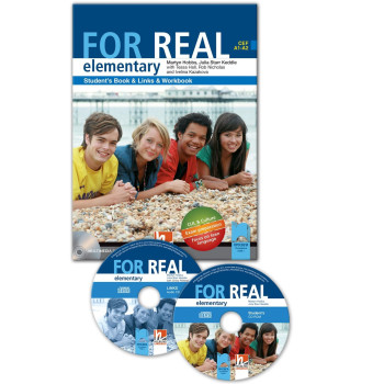 For Real - A2: Учебник по английски език за 8. клас + CD-ROM По учебната програма за 2018/2019 г.