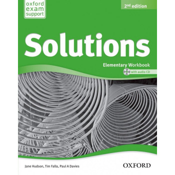 Тетрадка по английски език Solutions 2E Elementary WB & CD Pack