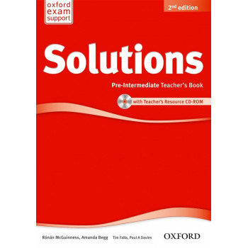 Solutions 2E Pre - Intermediate Teachers Book & CD - ROM Pack