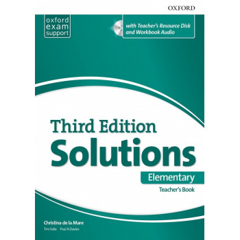 Solutions 3 Edition - Teacher's Book Elementary Essntls & Res Disc Pack