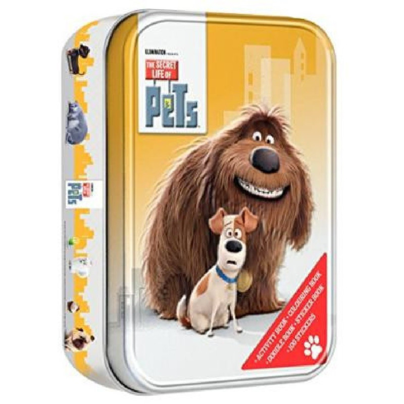 The secret life of pets - книжки в метална кутия