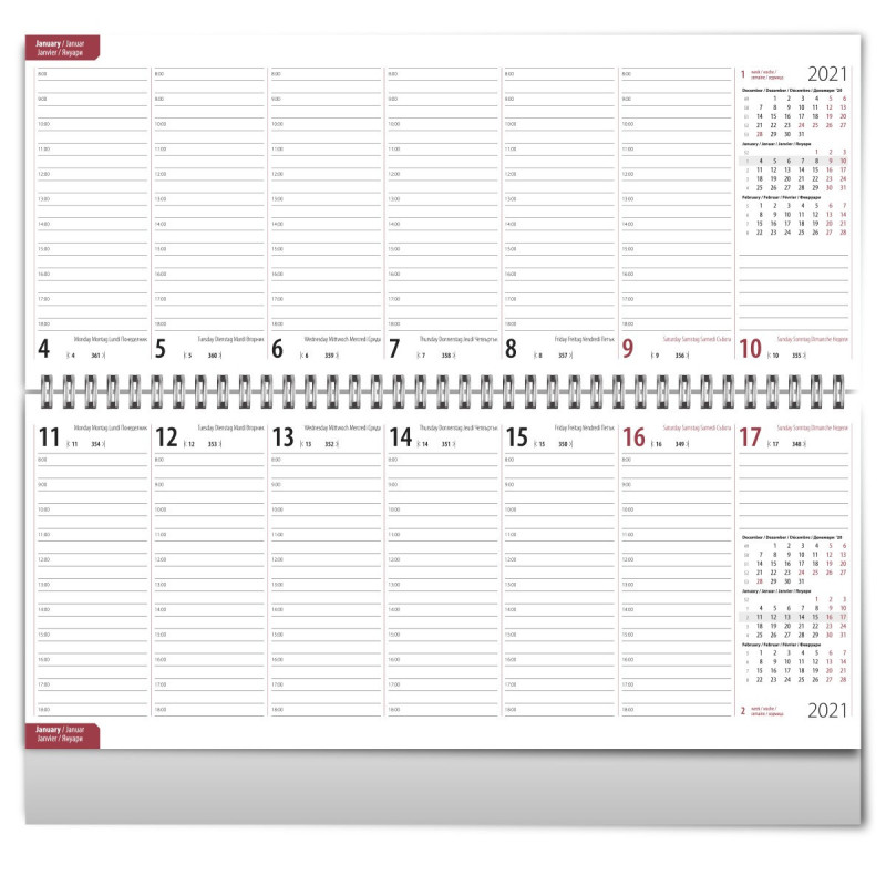 Настолен календар бележник - планер