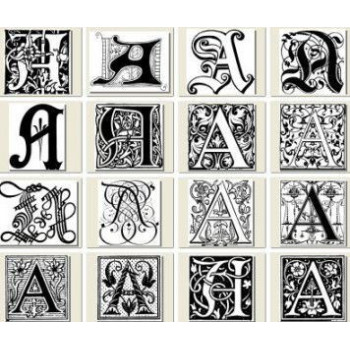 Alphabets (Ornamental Design)