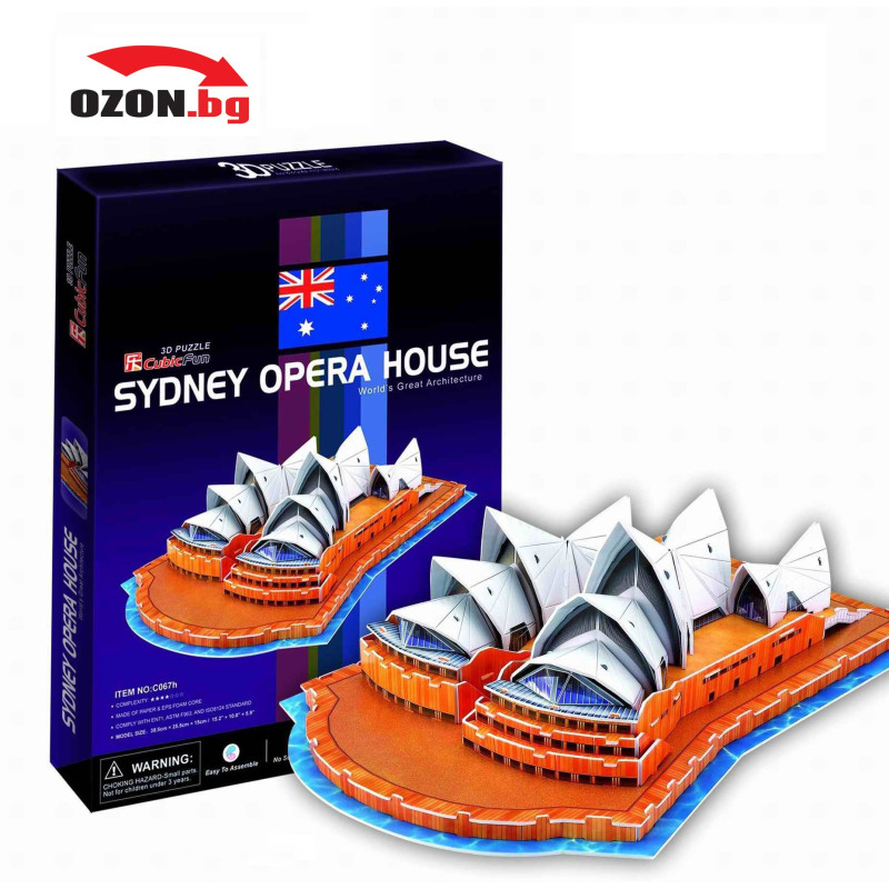 Триизмерен 3D пъзел Sydney Opera House