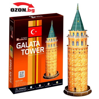 Триизмерен 3D пъзел The Galata Tower 