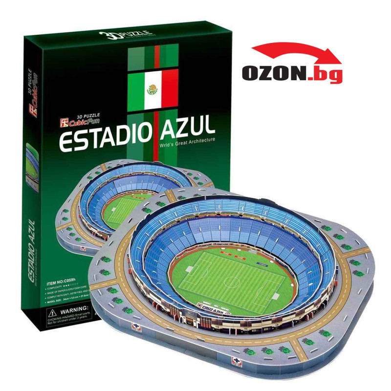 Триизмерен 3D пъзел Estadio Azul of Mexico 