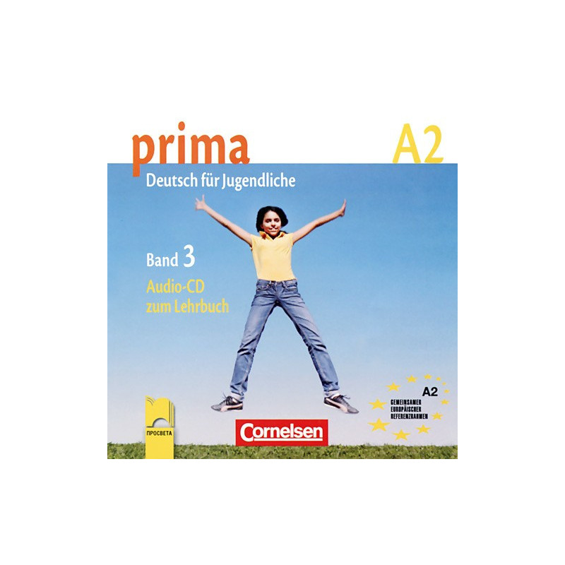 Prima 3 - CD 1 към учебника по немски език за 8. клас - ниво А2 