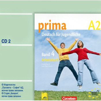 Prima 4 - CD 2 към тетрадка и книга за упражнения по немски език за 8. клас - ниво А2