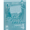 English for You 4: Тетрадка по английски език за 8. клас