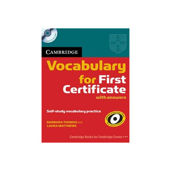 Cambridge Vocabulary for First Certificate Edition with answers+ CD 