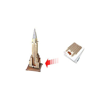 USA Chrysler Building 3D- Educational Puzzle Model