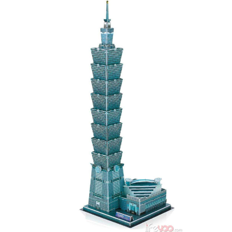 Taipei 101 (Taiwan) 3D Пъзел