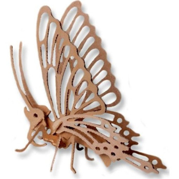 Пеперуда - дървен 3D Пъзел