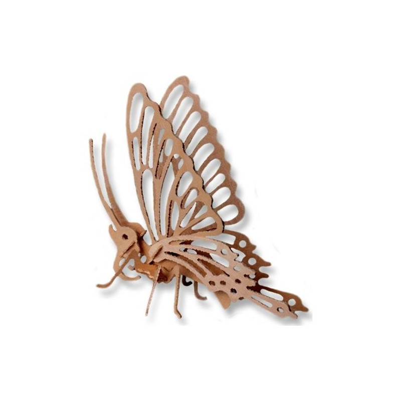 Пеперуда - дървен 3D Пъзел
