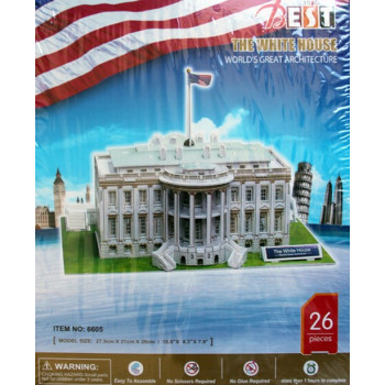 White House - 3D Пъзел