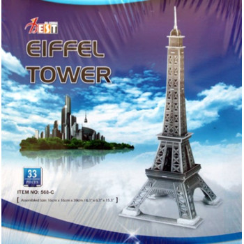 Eiffel Tower - 3D Пъзел